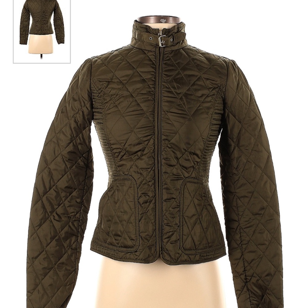 Banana Republic | cross stitched puffer jacket